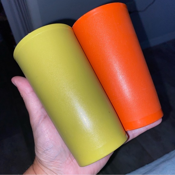 9 Tupperware Autumn Harvest Tumblers - Picture 7 of 9